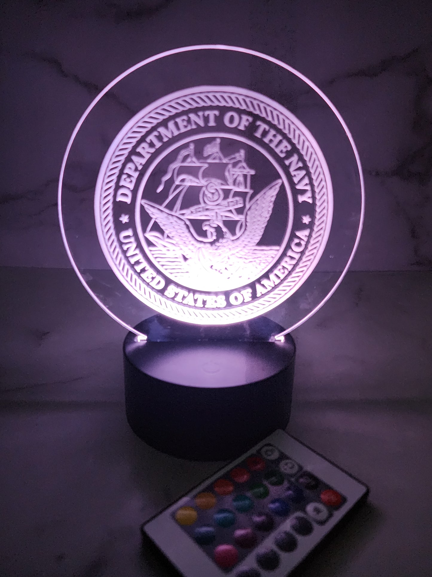 U.S. Navy Seal engraved LED