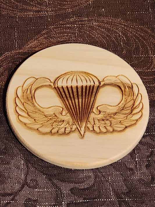 Basswood Airborne Wings Coasters (6each)